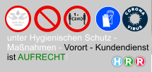 1 - R H R unter Hygienischen Schutz -  Maßnahmen - Vorort - Kundendienst ist aufrecht!